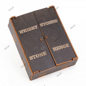 Набор камней для напитков StoneHenge Whisky Stones в деревянной упаковке