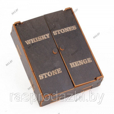 Набор камней для напитков StoneHenge Whisky Stones в деревянной упаковке - фото 1 - id-p132172721