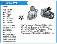 Стартер запуска двигателя, MOTORHERZ STB 0358 WA (CS358)