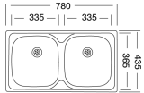 Мойка Kromevye EC 189D 0.6 - фото 2 - id-p132199091