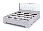 Кровать Сальма 1,6 м КР 022 - Анкор / Белый глянец - Стендмебель, фото 2