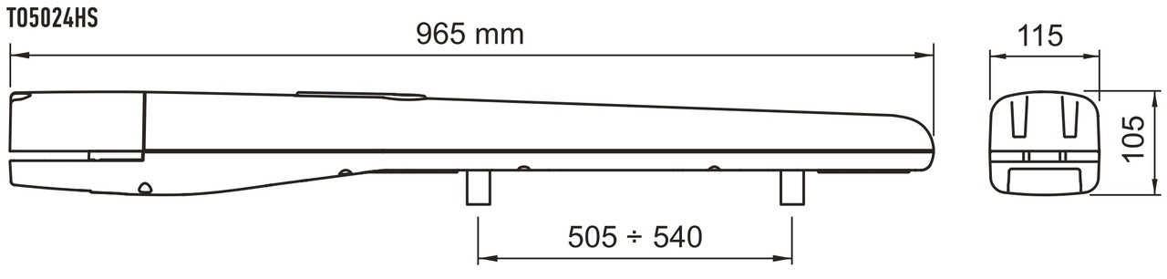 TOONA 5024 HS BD KIT2 комплект автоматики Nice для ворот с шириной до 5 м и 400 кг. Hi-Speed. - фото 2 - id-p130329164