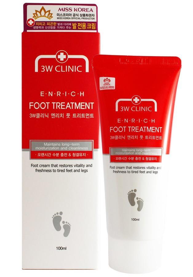 Крем для ног лечебный 3W CLINIC Enrich Foot Treatment