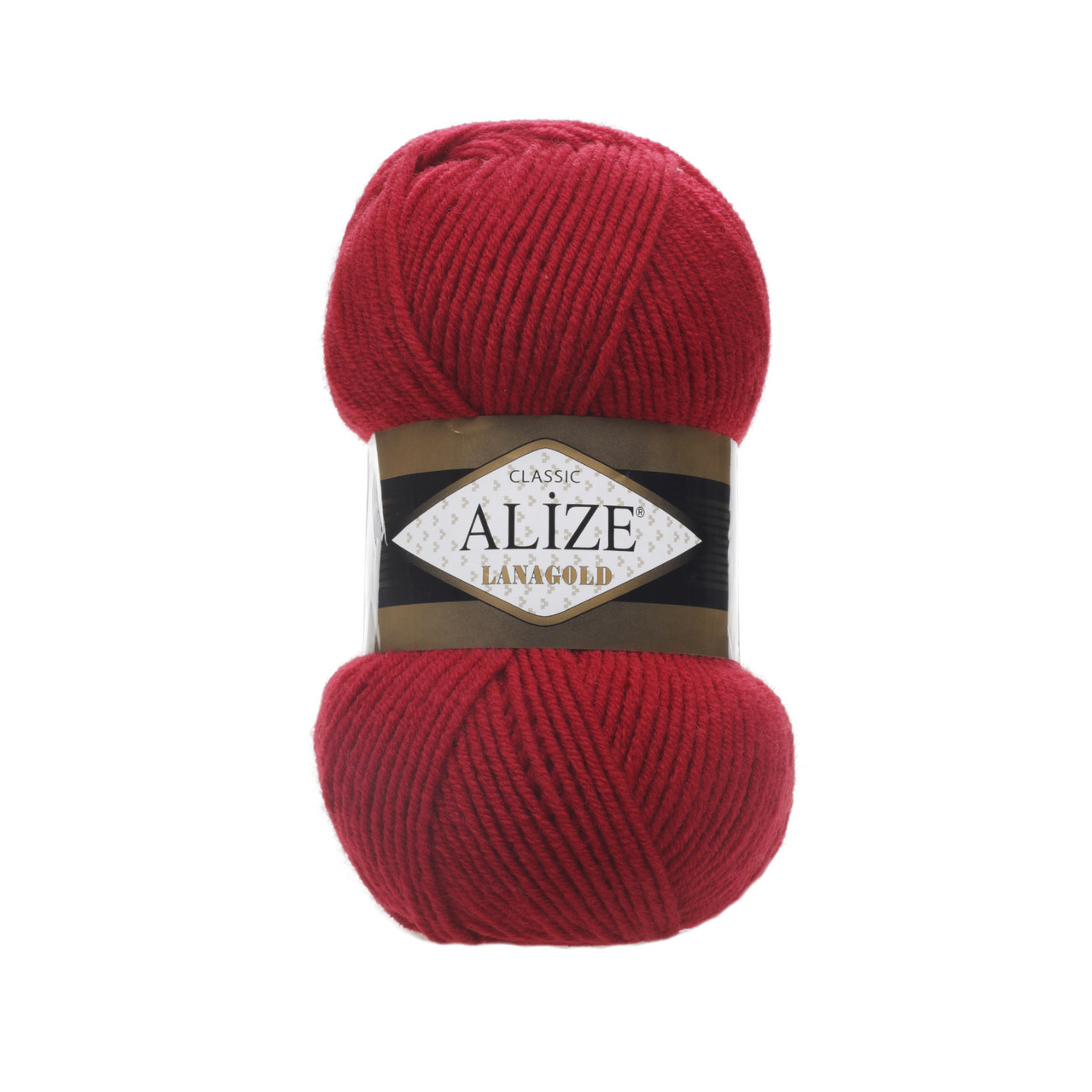 Пряжа Alize Lanagold 240 м. цвет  56 красный