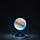 Глобус -ночник с подсветкой 21 см, фото 2