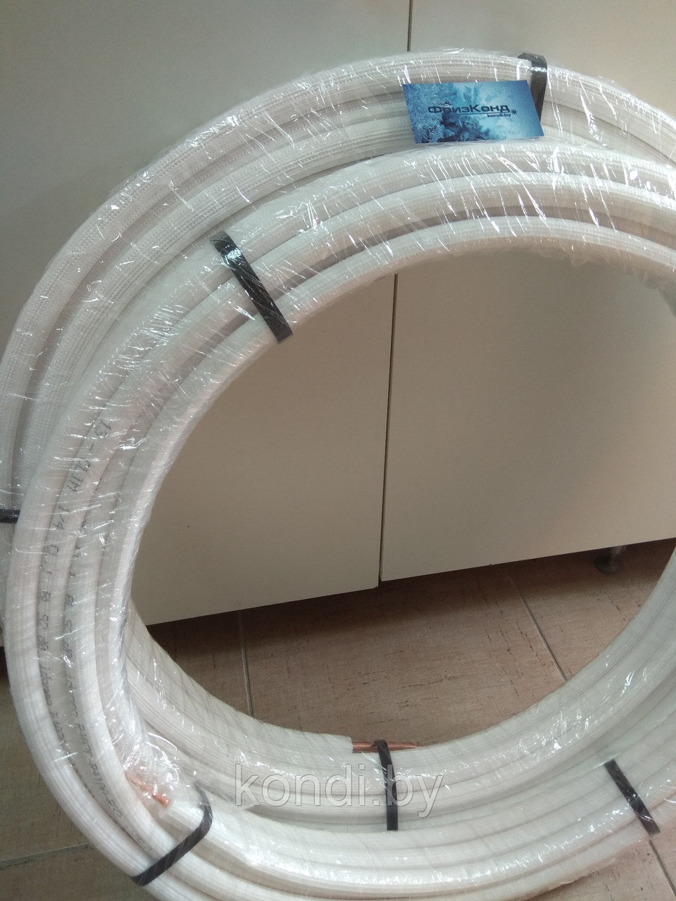 Трубка медная в изоляции 3/8" (9,525 х 0,7 мм) в бухте 25м Halcor (Греция)