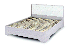 Кровать 1,6 м Сальма с ПМ - КР 026 - Анкор / Белый глянец - Стендмебель, фото 2
