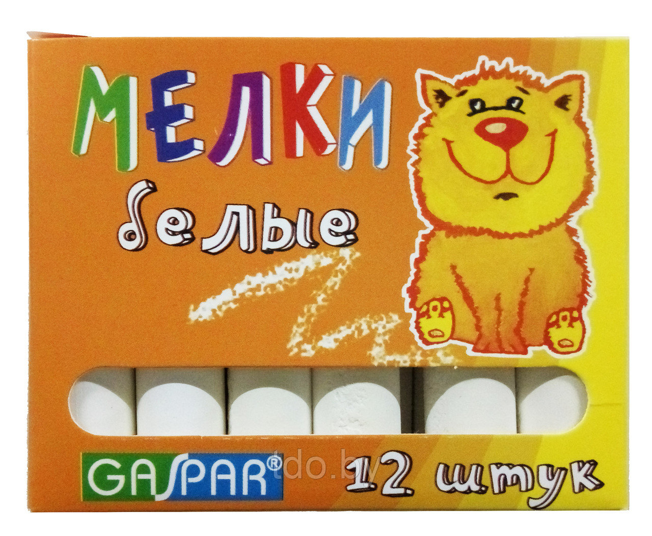 Мелки школьные белые 12 шт.