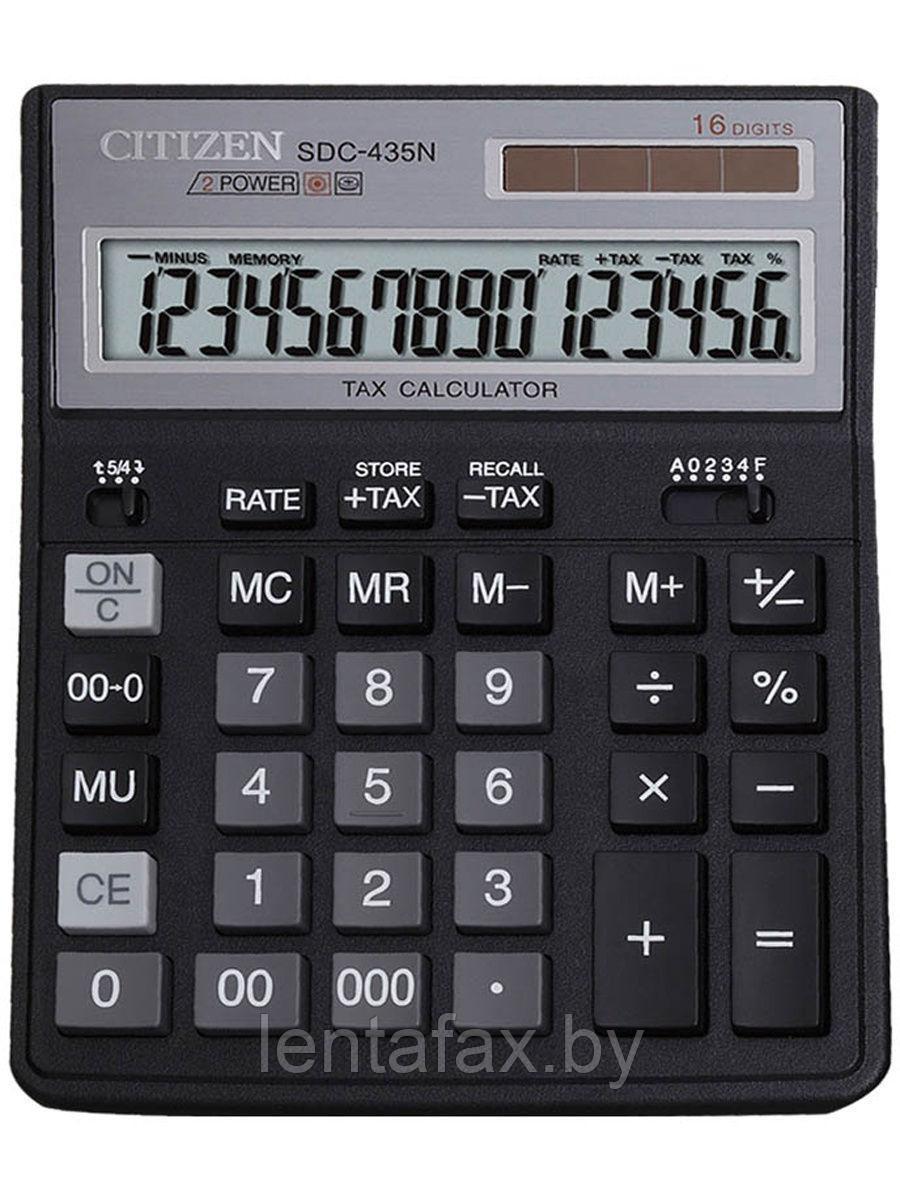 Калькулятор настольный 16р. SDC-435N Citizen