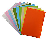 Набор цветного картона А4 10цв. 10л. мелов. тонированный в массе, фото 2
