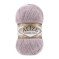 Пряжа Alize Angora Gold цвет 163 серая роза