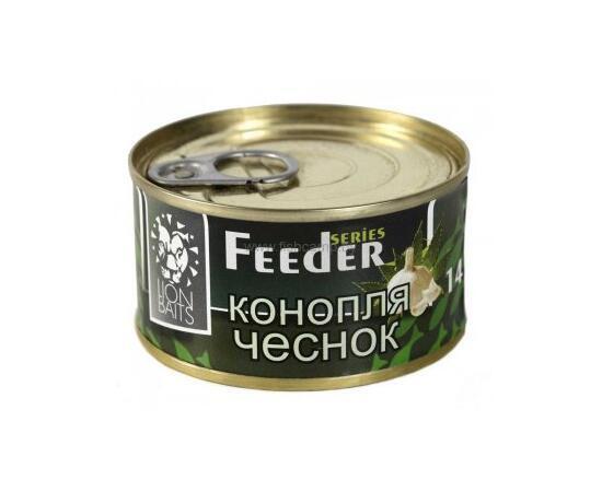 Lion Baits Зерновая смесь feeder Конопля чеснок - 140 мл