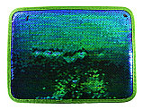 Пенал 1-секц. большой с реверсивными пайетками Зелёный, фото 4