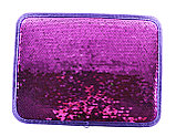 Пенал 1-секц. большой с реверсивными пайетками Фиолетовый, фото 4
