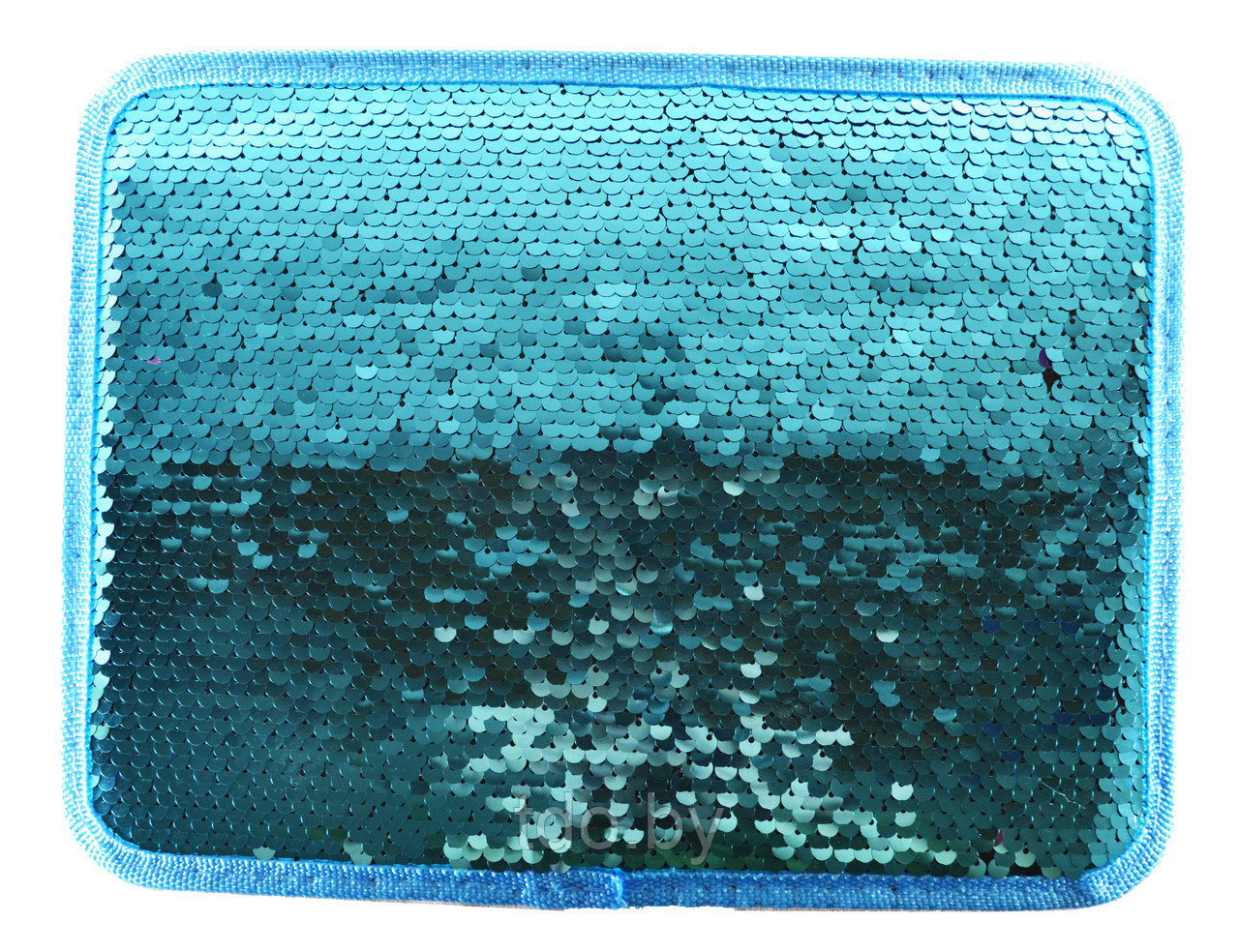 Пенал 1-секц. большой с реверсивными пайетками Голубой - фото 4 - id-p132282910
