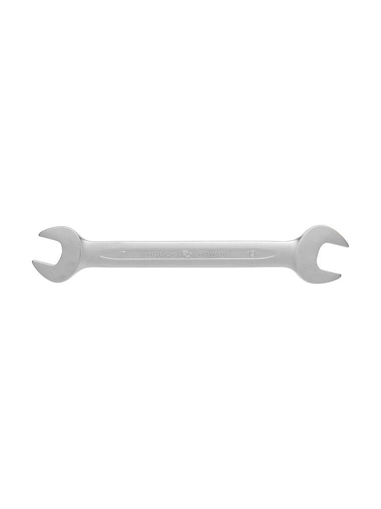 Ключ двухсторонний рожковый 24 x 27 мм, сталь CrV, DIN 3110, HOEGERT - фото 1 - id-p132284137