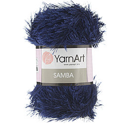 Пряжа YarnArt Samba (травка) цвет 03 тёмно-синий