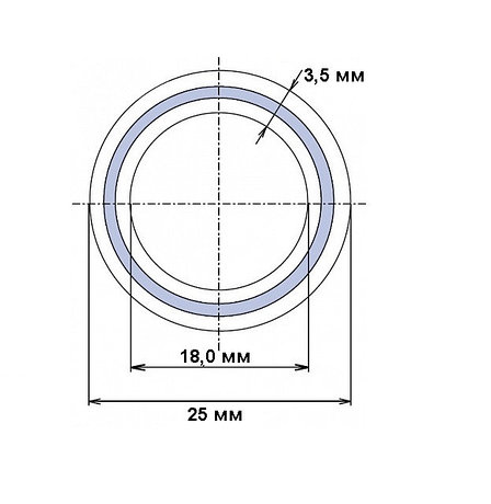 Труба ПП Fiber BASALT Plus 25х3,5 мм Wavin Чехия, фото 2