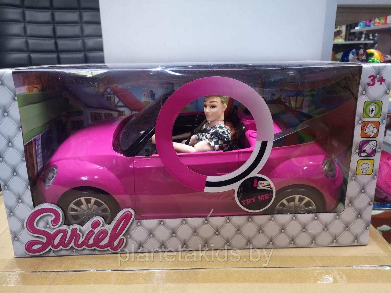 Кукла типа Barbie и Кен с машиной Кабриолет (свет, звук) 1215255 - фото 3 - id-p132295400