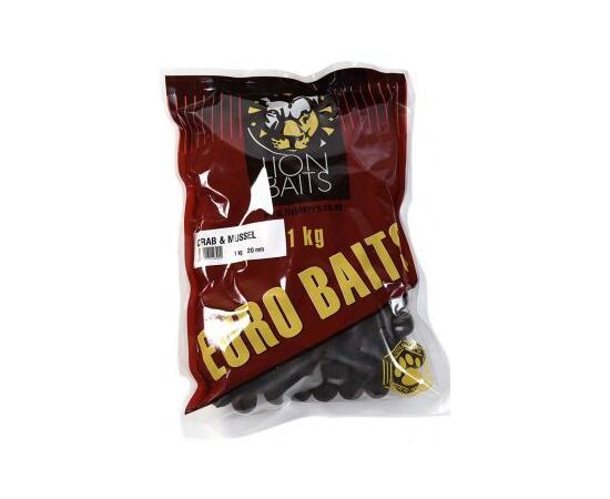 Lion Baits Бойлы тонущие серии EURO BAITS 20 мм краб и ракушка - 1 кг