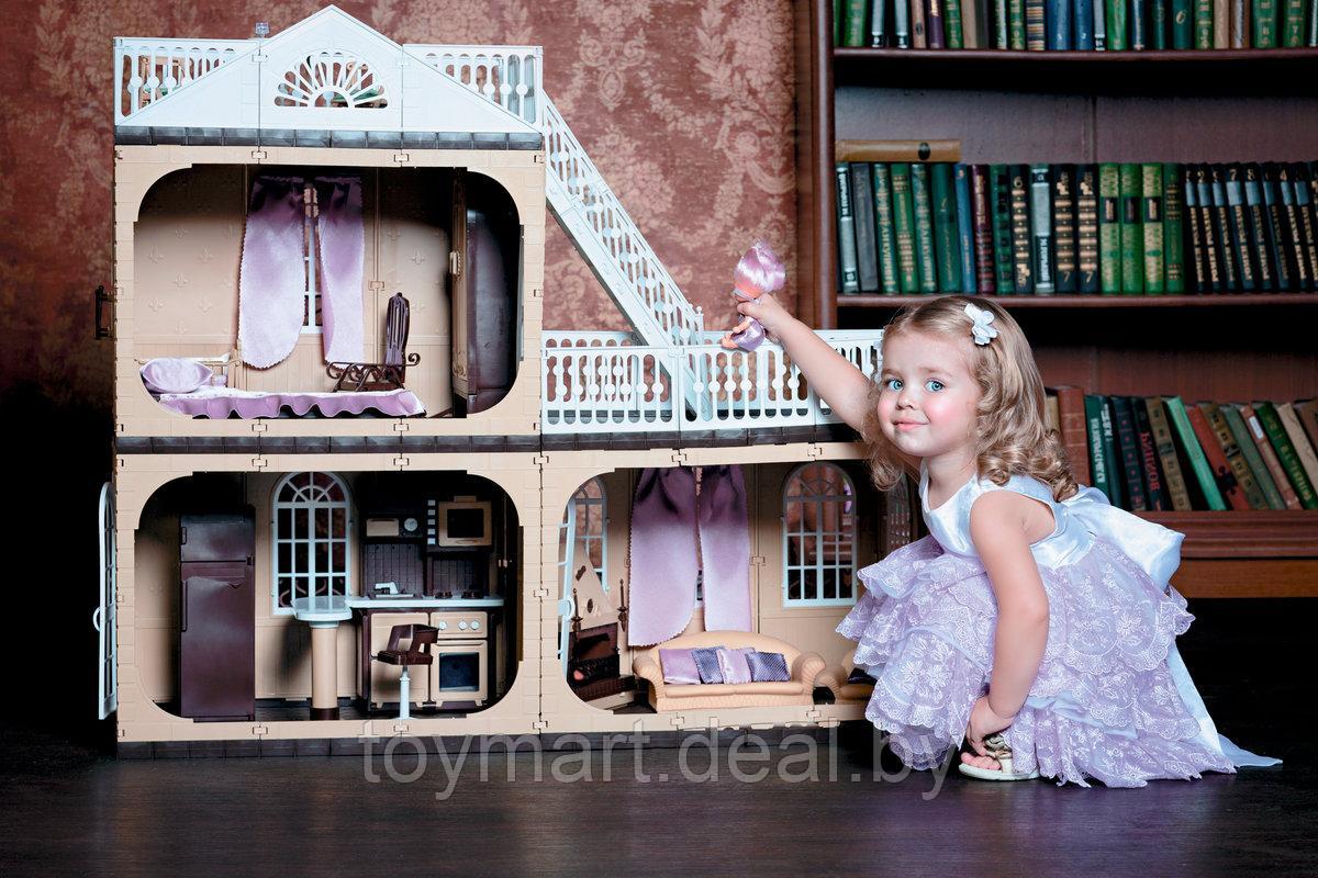 Дом для кукол пластиковый - Коттедж. Коллекция, Огонёк С-1292 - фото 3 - id-p132347389