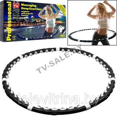 Массажный обруч Massaging Hoop Exerciser Про с магнитами Хула Хуп  "0021" (код.9-3798)