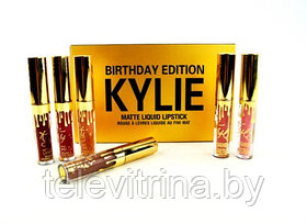 Набор матовой жидкой помады KYLIE BIRTHDAY EDITION (Кайли) 6 шт (арт. 9-6290)