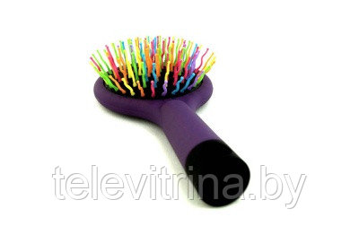 Расческа для запутанных волос с зеркалом "Радуга" Rainbow Volume Brush (арт. 9-6507) - фото 1 - id-p62693398