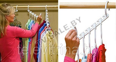 Набор универсальных «Чудо-вешалок» Wonder Hangers. Вешалка для одежды Wonder Hanger - фото 1 - id-p60926235