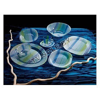 Столовый набор посуды  Luminarc STRIPES BLUE 19предметов на 6персон арт.: E9360