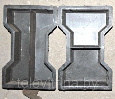 Форма для изготовления тротуарной плитки ALPHA 3/1 (10 шт) "код.0082"