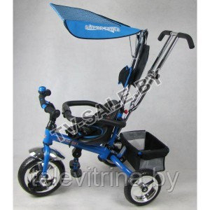 Детский трехколесный велосипед Super Trike A19-02B-2 цвет: синий "0012" (код.9-3841) - фото 1 - id-p61501318