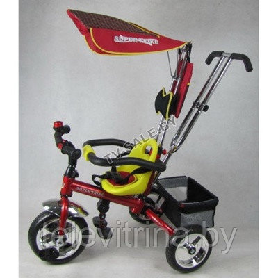 Детский трехколесный велосипед Super Trike A19-02B-1 цвет: красный "0012" (код.9-3841) - фото 1 - id-p34644524
