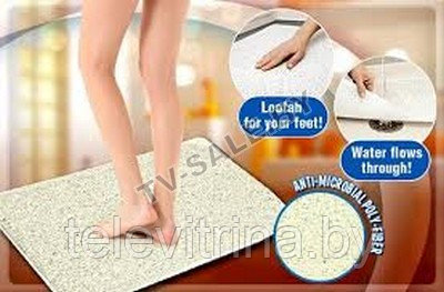 Противоскользящий впитывающий коврик для ванной Aqua Rug - фото 1 - id-p61501524