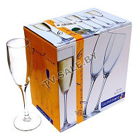 Набор фужеров для шампанского Luminarc (Люминарк) SIGNATURE clear на 6 персон арт.: 53146