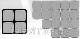 Форма для изготовления тротуарной плитки ALPHA 7/6 (1 шт) "код.0082"