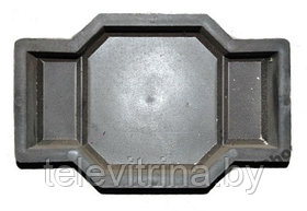 Форма для изготовления тротуарной плитки ALPHA 8/1 (1 шт) "код.0082"