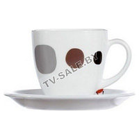 Чайный сервиз Luminarc (Люминарк) KYOKO WHITE 220 мл. 12 пр. арт: G6896