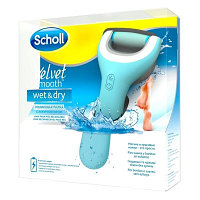 Пилка аккумуляторная роликовая Scholl Velvet Smooth Wet & Dry (Шоль Вельвет) (арт. 9-5938)