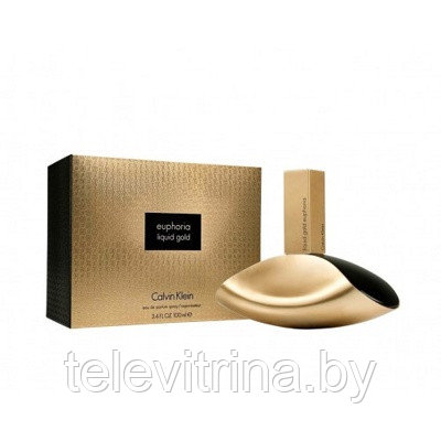 Женская парфюмированная вода Calvin Klein Euphoria Liquid Gold. 100 мл. - фото 1 - id-p61502628