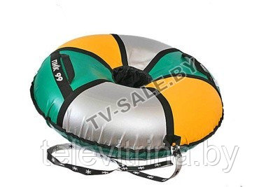 Санки-ватрушка Кураж-Т 83см с автокамерой, две ручки-поводок, тент пвх, до 110кг