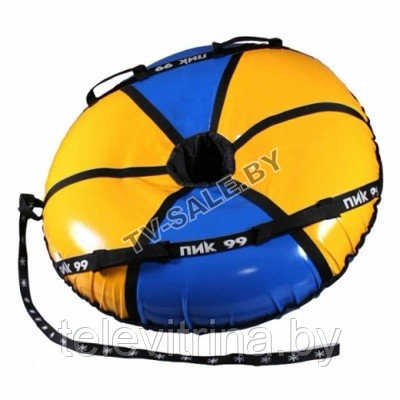 Санки-ватрушка Скат-Про 95см с автокамерой, черыре ручки-поводок, тент-пвх, до 160кг