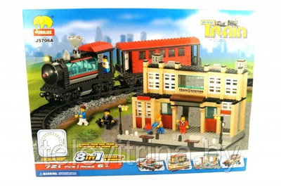 Детский конструктор Лего LEGO Железная дорога Jubilux J5706A (код.0012) - фото 1 - id-p61501655