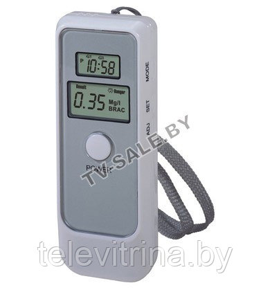 Алкотестер Digital Alcohol Tester With LCD Clock (код.5-874) - фото 1 - id-p34643199
