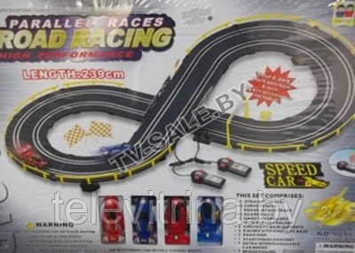 Настольная игра Автотрек Road Racing арт. 90987 Гоночная трасса 239 см (код.9-4163) - фото 1 - id-p34644903