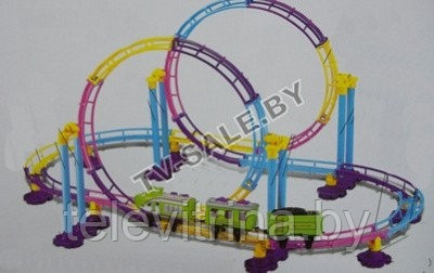 Детский аттракцион железная дорога Roller Coaster 668 "0048" (код.9-4228) - фото 1 - id-p34644973