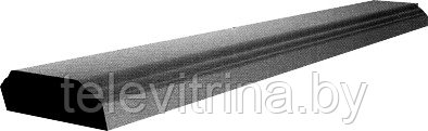 Форма для изготовления тротуарной плитки ALPHA 91/4, поручень (перило) для балюстрад (1 шт) "код.0082"