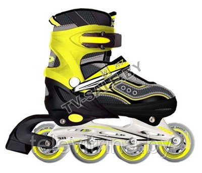 Коньки роликовые Roller Skates 2012 A7 (желтые) - фото 1 - id-p61500692