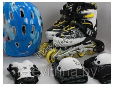 Combo Colt Boy Раздвижные роликовые коньки  + защита