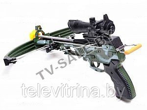 Игрушка Детский арбалет с присосками Crossbow 35881L  (код.9-4159)